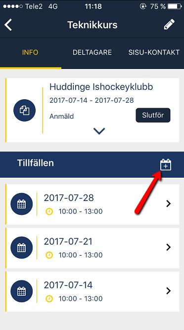 Stå under fliken Info. 3.