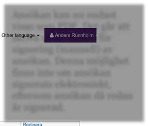 Du får en bekräftelse när ansökan är inskickad. När ansökan skickats in visas den på vyn Mina ansökningar.