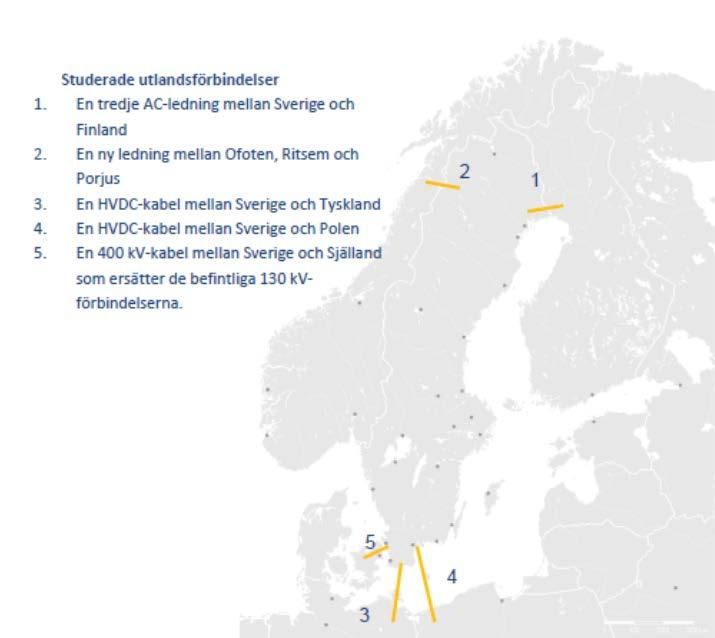 1 INLEDNING 9 Med Perspektivplan 2025 presenterar Svenska Kraftnät för första gången ett mer långsiktigt plandokument för utbyggnaden av stamnätet och utlandsförbindelserna.