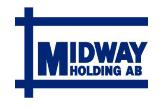 MIDWAY HOLDING Delårsrapport Midway Holding AB (publ) Malmö 26 oktober TREDJE KVARTALET Nettoomsättningen uppgick till 325 Mkr (320).