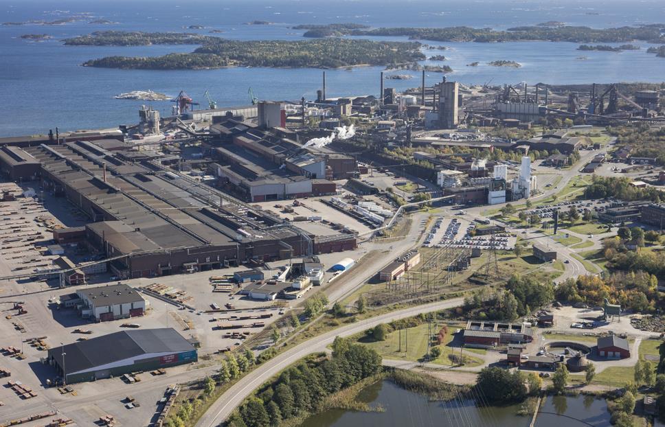 Integrerad produktion Koksverk Två masugnar Stålverk Kraftverk