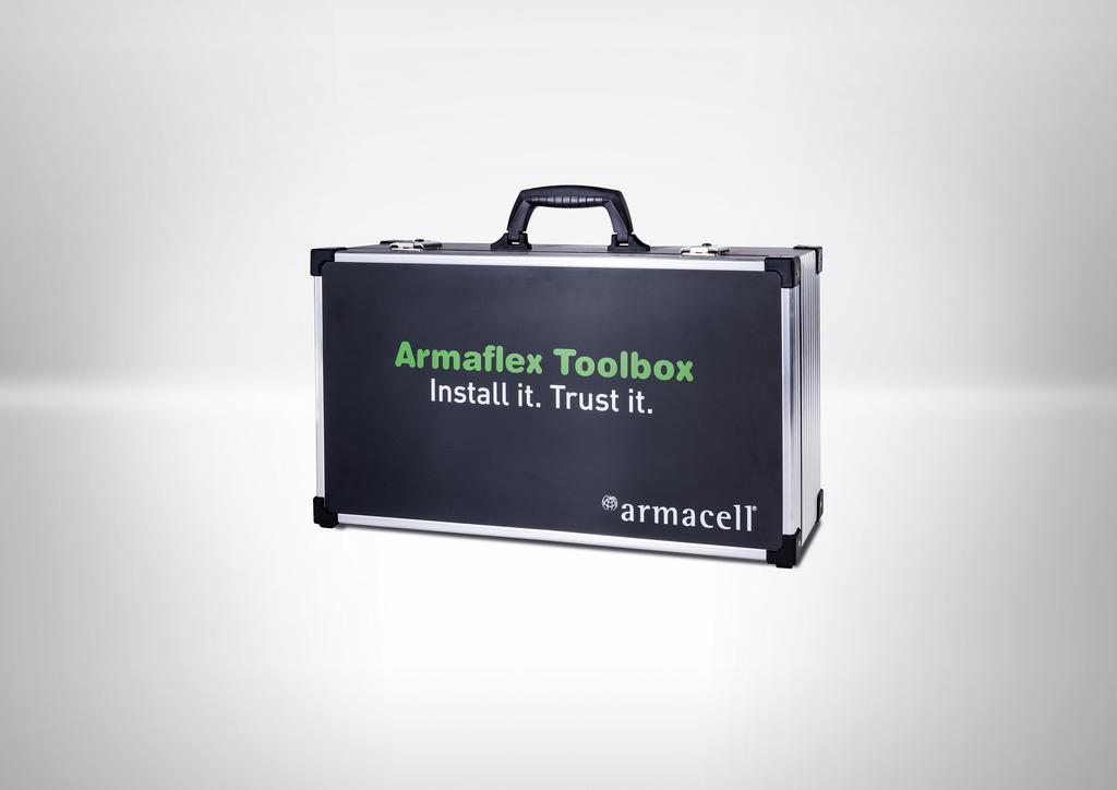 Armaflex Toolbox - Verktyg för proffs! När det gäller att förebygga kondensations- och energiförluster på utrustning, är inte bara hög kvalitet isoleringsmaterial avgörande, men även installation.