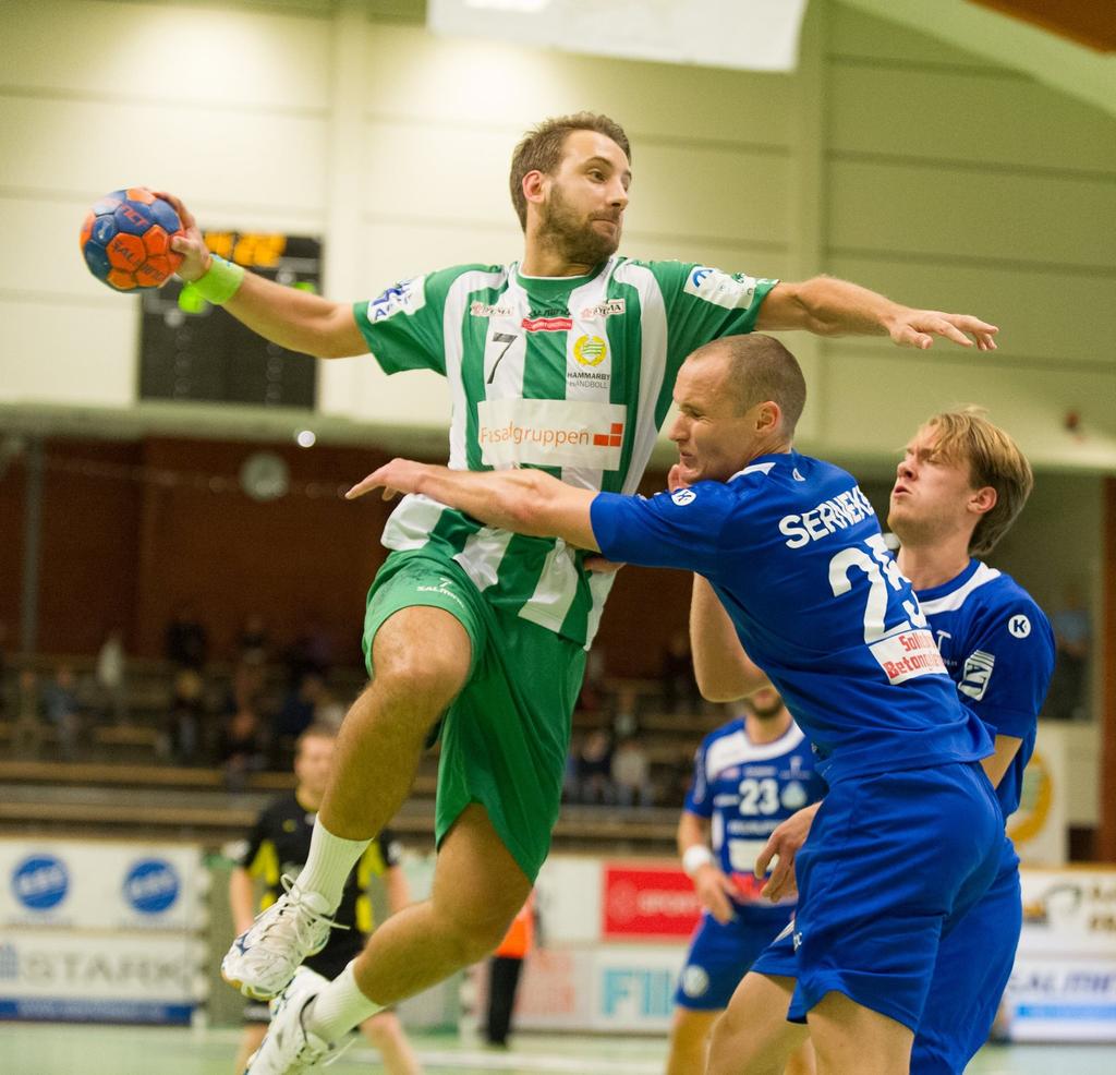 Vår verksamhet Herrlaget Hammarby bedriver herrelithandboll med målet att nå resultatmässiga och sportsliga framgångar för att underhålla handbollspubliken och inspirera ungdomar till att satsa