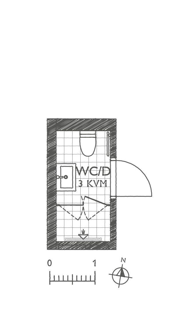 Den strama spegelhyllan från Whyte Lilja är försedd med en belysning av frostat, cylinderformat glas som ger en vacker ljusspridning.