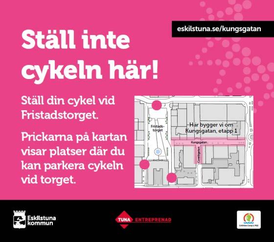 Eskilstuna kommun Datum 12 (17) Förbudsskyltar Förbudsskyltning ska användas sparsamt och där det verkligen är nödvändigt.