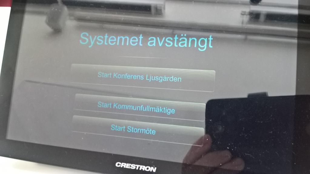 1 Välj mötesform FUNKTION LJUSGÅRDEN SIDA 2 OBS!