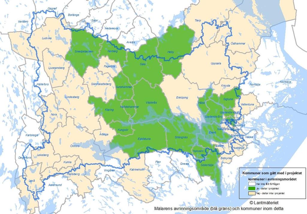 Mälaren - en sjö för miljoner (MER) Under 2013 startades projektet Mälaren en sjö för miljoner (MER).