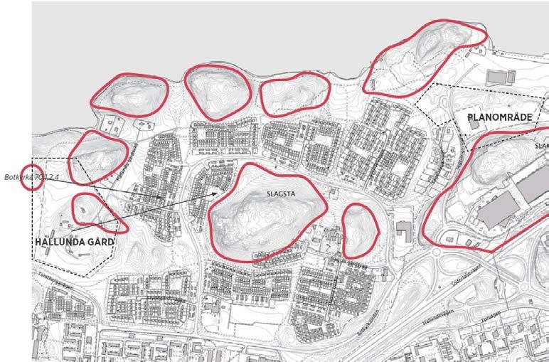 BOTKYRKA KOMMUN Samhällsbyggnadsförvaltningen Planenheten PLANBESKRIVNING 2018-04-24 15 [66] sbf/2017:247 Enstaka exemplar av blåsippa, liljekonvalj och gullviva observerades vid inventeringen.