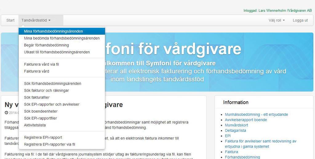 Systemet skapar också en PDF-version av ärendet som du kan spara ned och t ex lägga in i journalsystemet som en bilaga där: 4.