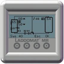 MR Laddomat MR är en mångsidig reglerutrustning med separat anslutningscentral (AC) med totalt 3 reläer och 4 givaringångar. En rad olika styrscheman finns tillgängliga.