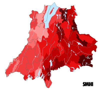 Framförallt förändras årstidsmönstren genom att snö ersätts av regn, så det blir blötare på vintern men samtidigt lagras mindre vatten i snötäcket.