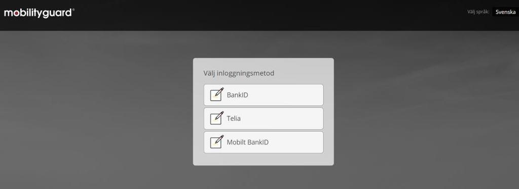legitimera sig med e-legitimation för att kunna använda etjänsten. Användaren kommer att gå igenom följande tio steg i ansökningsprocessen efter att legitimering av användaren har gjorts: 1.