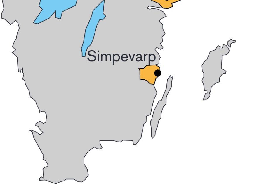 föreslagna av SKB för platsundersökningar/fortsatt utredning Platsundersökning i Forsmarksområdet i Östhammars kommun.