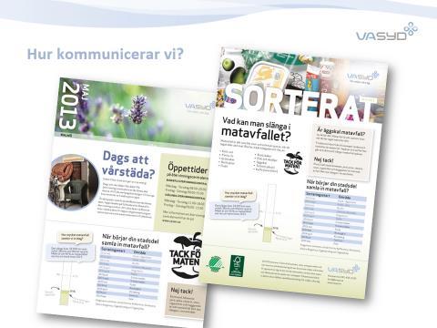 till energiåtervinning, ca en tredjedel materialåtervinns och ca 15 % går till biologisk återvinning.