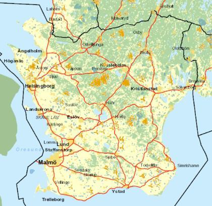 Totalt under 2012 byggdes 25 nya vindkraftverk i Skåne. De hade en totalt installerad effekt på 38 MW.