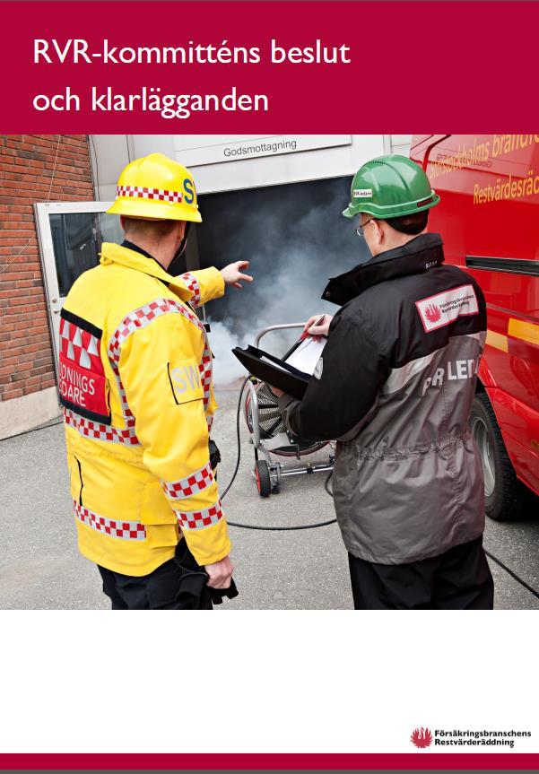 Beslut och klarläggande Frågeställningar som behandlats och beslutats av RVR-kommittén Riktlinjer för hur fördelningen av kostnader ska ske Situationer där det krävs