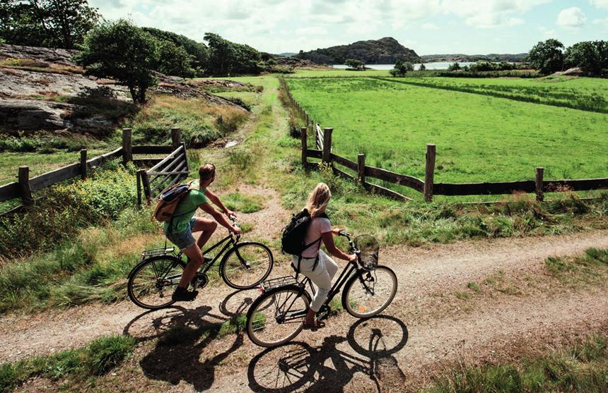 ILAD HOPPIG BY BIKE BETWEE GOTHEBURG AD LYEKIL Käringön/ kärhamn TJR The island of Marstrand with Carlstens