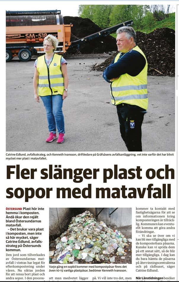 Mycket plast och sopor