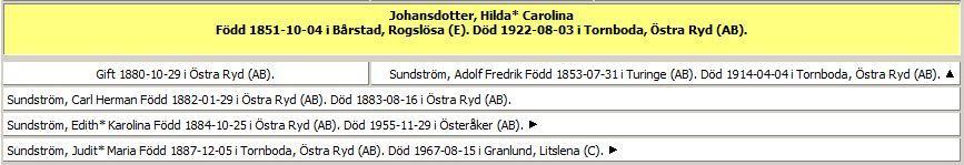 4 Hilda och Adolf får en son Carl Herman 1882. Han blir bara dryga året gammal innan han drunknar i Nibbleviken.