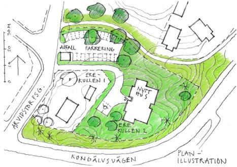 Planförslag och konsekvenser Planförslaget avses medge uppförande av bostadshus i 5 och delvis 6 våningar med ca 20 lägenheter.