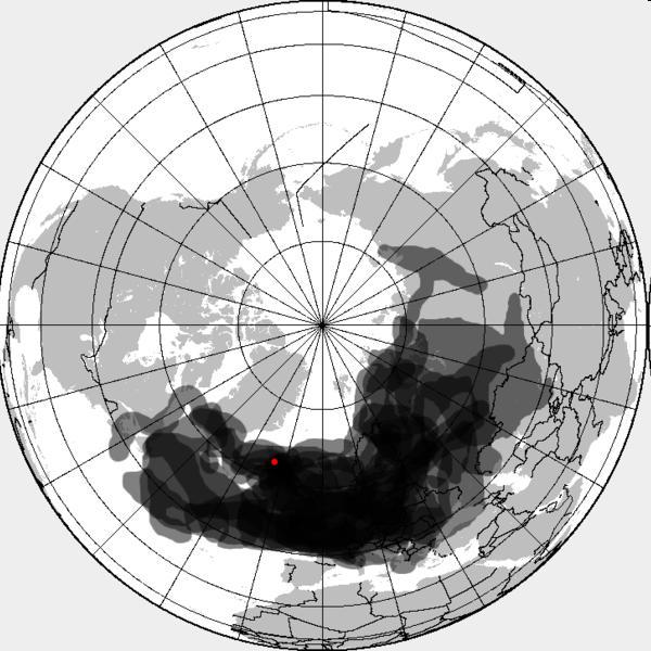 Eyjafjallajökull 2010 Fas 2, 14 april-20 maj Eruptionskolumnen når 13 km Jetströmmar för askan mot Europa Stor