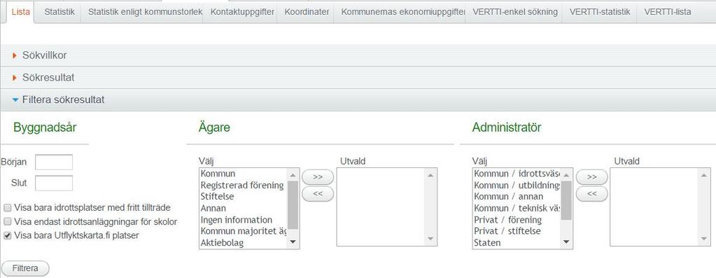 Om du inte är nöjd med ditt sökresultat, kan du försöka ändra på sökvillkoren för att minska på antalet träffar.