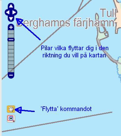 3 KARTVERKTYG Med de olika kartverktygen kan du flytta dig enkelt på kartan, zooma in och ut på kartan, och dessutom göra diverse mätningar på kartan. 3.