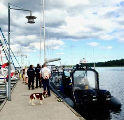 visade en gammal fiskebåt.
