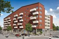 Nybyggnad Flerbostadshus Nybyggnad Garage Antal lägenheter 178st Bruttoarea 14700m2 Nybyggnad av flerbostadshus i Älvsjö centrum Älvsjö Centrum, etapp 3 Kv Stickspåret är beläget vid Älvsjö station i