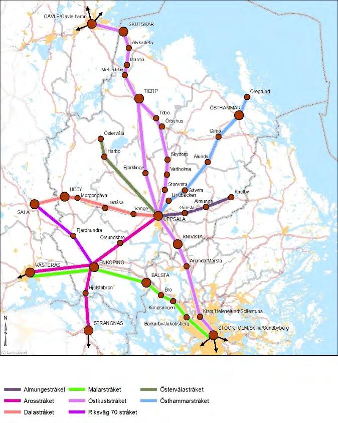 3 (5) åtgärderna bindas ihop så att dessa bildar en sammanhängande gång- och cykelväg mellan orter.