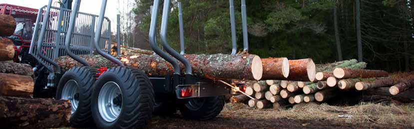 Skog och ved Palms skogsvagnar Palms 2WD-drift. Lås för första paret stöttor. Palms 2WD-drift. Kopplas automatiskt ur vid hög hastighet. Motor till 8s, 9s,10d.