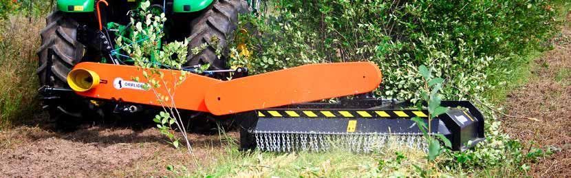 Landskapsvård Orrliden kedjeröjare Orrliden KR160. Kedjeröjare Kan både front- och bakmonteras på traktorns 3-punkt.