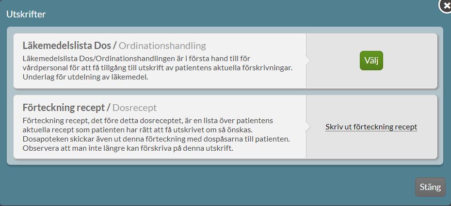 För en oregelbunden dosering syns nu samtliga intagningstider på läkemedelsraden.