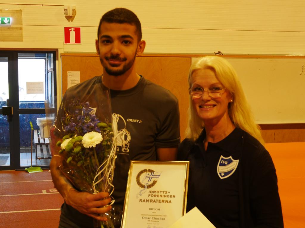 nr.2 2018 Ungdomsstipendiat 2017 En av våra två ungdomsstipendiater är Omar Chabaan från IFK Helsingborg. En lovande friidrottskille med sprintsträckorna som sina grenar.