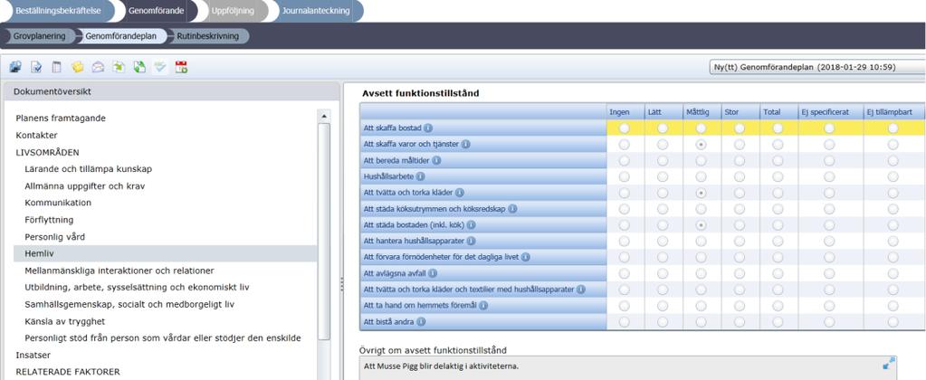 0(4). Scrolla sedan ner på skärmen för att finna information kring det