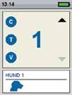 STIMULERINGSKNAPPAR GÖR SÅ HÄR FÖR ATT ANVÄNDA DRESSYRLÄGET: På skärmen HUNDTRÄNING kan du sända en signal för att avge stimulering till hunden för att tillrättavisa ett beteende.