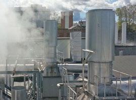 Utbyte delar av värme/ventilation EB solering av ventilationskanaler. Minska riskerna för miljöolyckor Detaljerat miljömål: Förbättra säkerheten vid hantering av kemiska produkter.
