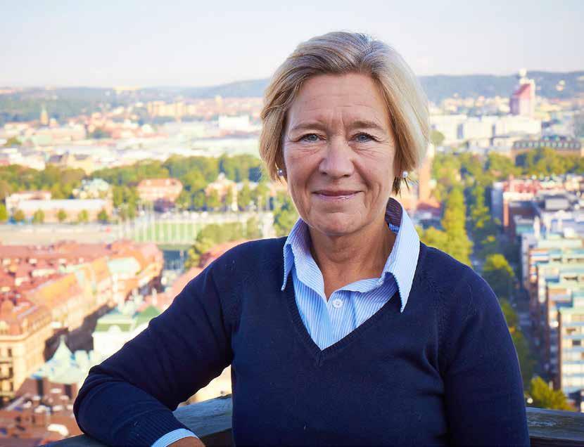 Kommunstyrelsens ordförande, Anneli Hulthén, reflekterar över året som gått. Foto: Peter Svensson och vi ser nu att bostadsproduktionen och infrastrukturutbyggnaden tar fart på allvar.