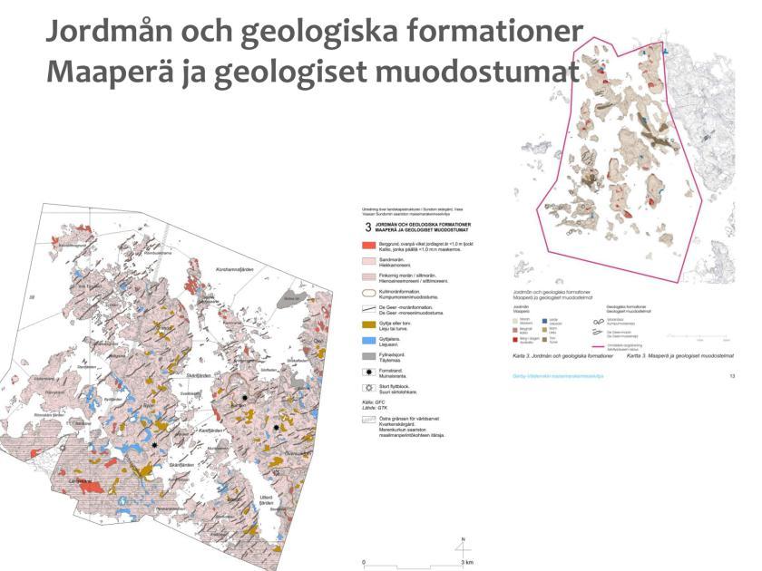 V aasa n ka u pun ki: Tulev ais uuden sa aris to / Vasa s tad: F ramtiden s s kä rgå rd 41 Bilaga 7. Källa: Johanna Jylhä (2007). Gerby-Västervikin saariston Maisemarakenneselvitys (sv.