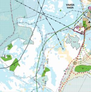 V aasa n ka u pun ki: Tulev ais uuden sa aris to / Vasa s tad: F ramtiden s s kä rgå rd 7 3. PLANENS BAKGRUNDSMATERIAL 3.