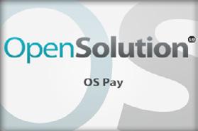 OS Mobile Smart Kassans startläge visar viloskärmen med OpenSolution logga. Tryck på Enter knapp för att komma till kassans Startskärm.