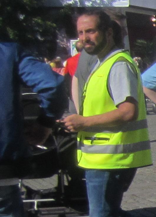 Göran Kvarnerup, volontär i POMA har varit med alla kvällarna och varit kontaktperson från oss och har gjort detta på ett strålande och verkligt bra sätt.