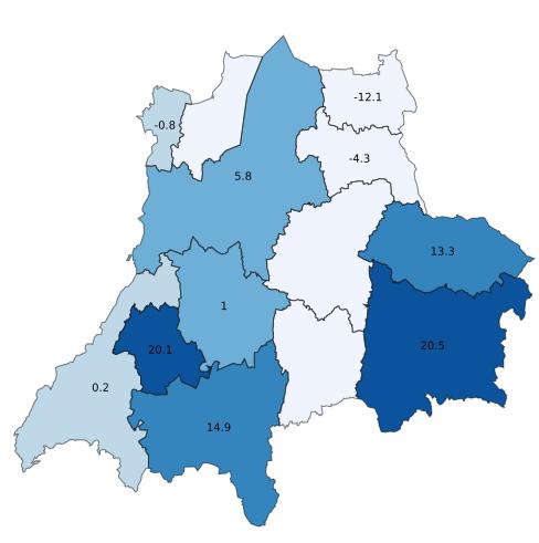 Gästnätter i Jönköpings län, jan-okt 2017 1 625 255 gästnätter (+6,0 %, +92 373 st)