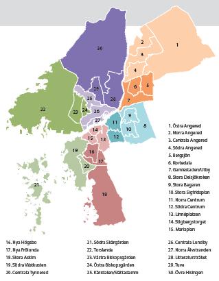 Utförarperspektivet Större och etablerade utförare bedöms ha möjligheter att etablera sig trots att stadsdelarnas indelning innebär stora geografiska områden och långa avstånd mellan brukare.