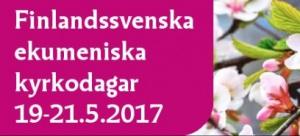 Finlandssvenska ekumeniska kyrkodagar Drygt 300 personer deltog i kyrkodagarna i Åbo i mitten av maj. Det var många fina möten och intressanta föreläsningar under några dagars tid.