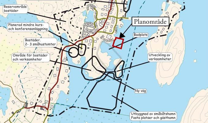 4 (16) Kommunens intention är att Gullholmens samhälle ska kunna vidareutvecklas som ett levande helårssamhälle vilket bland annat förutsätter att det finns utvecklingsförutsättningar för