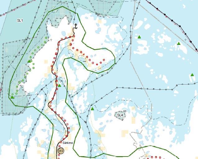 1-10 Bild 6. Utdrag ur Österbottens landskapsplan. 3.2.1.1.1 Etapplandskapsplan 1 & 2