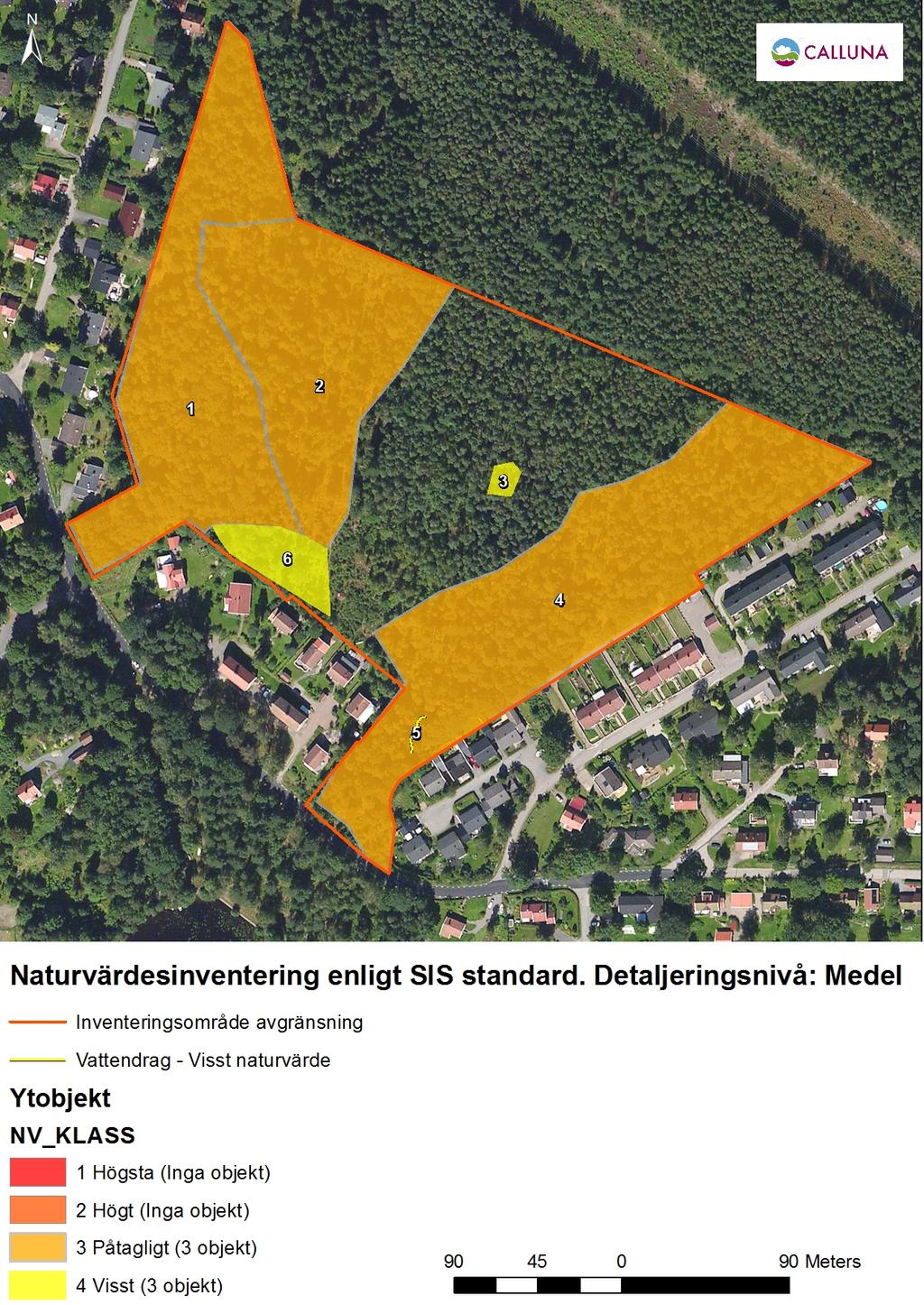 Naturvärdesinventering / NVI Brännabben, Tollered Lerums kommun, 2017-12-13 Figur 4.