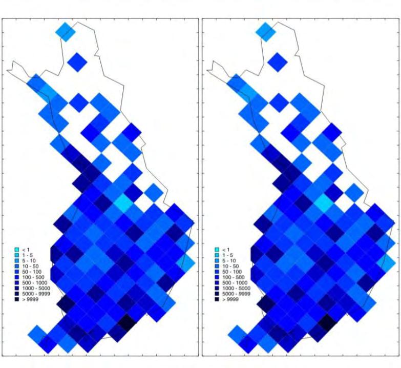 2.2.3 Luftkvaliteten i Finland Nästan alla halter av de mest betydande luftföroreningarna har minskat radikalt vid bakgrundsstationerna sedan början av 1980-talet.