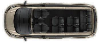 Tourneo Custom L2. Välj mellan L1 med gott om plats för upp till nio personer; L2 med utökat bagageutrymme bak.